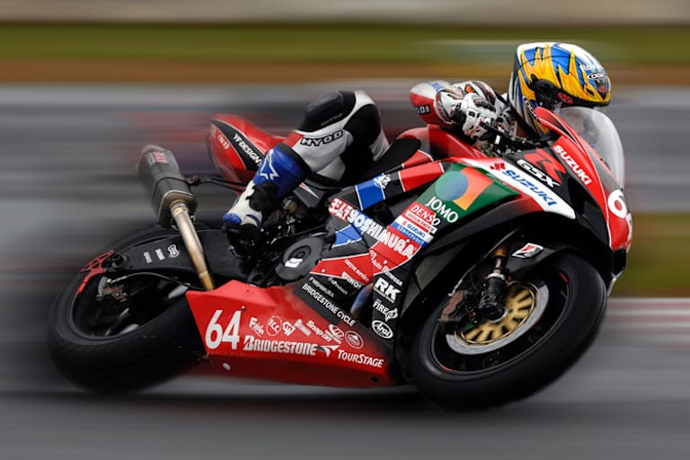 Eine Yoshimura-Suzuki aus der Endurance-Weltmeisterschaft