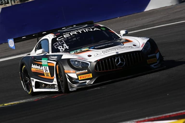 Der Mercedes-AMG GT3 von AutoArena lief 2017 noch unter der Nennung von HTP