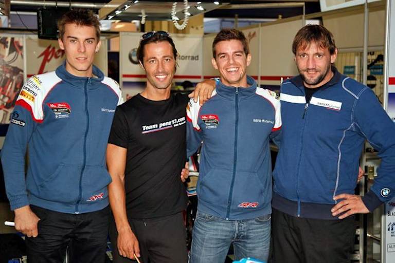 Markus Reiterberger, Pedro Vallcaneras, Bastien Mackels und Rico Penzkofer (v.l.) 