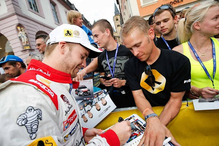 Mads Östberg bei der Rallye Deutschland