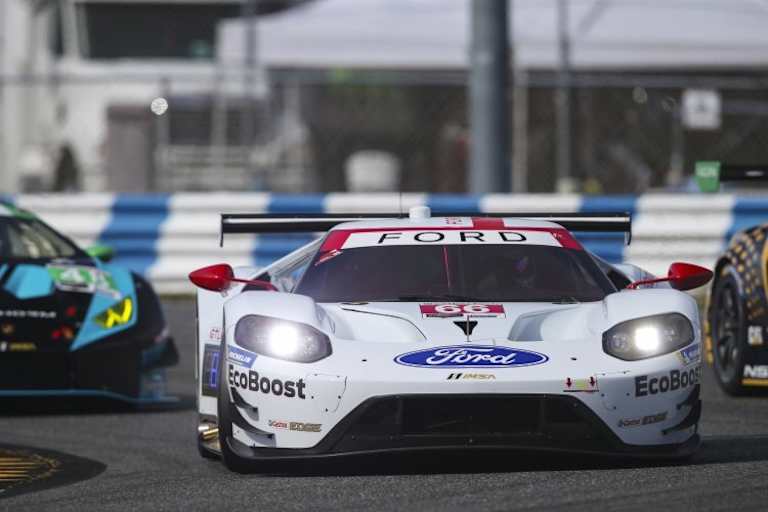 Der Ford GT ist in Daytona diesmal weiß lackiert