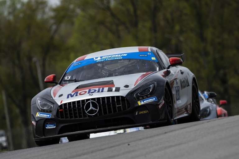 Der Mercedes-AMG GT4 von WINWARD Racing aus dem USA