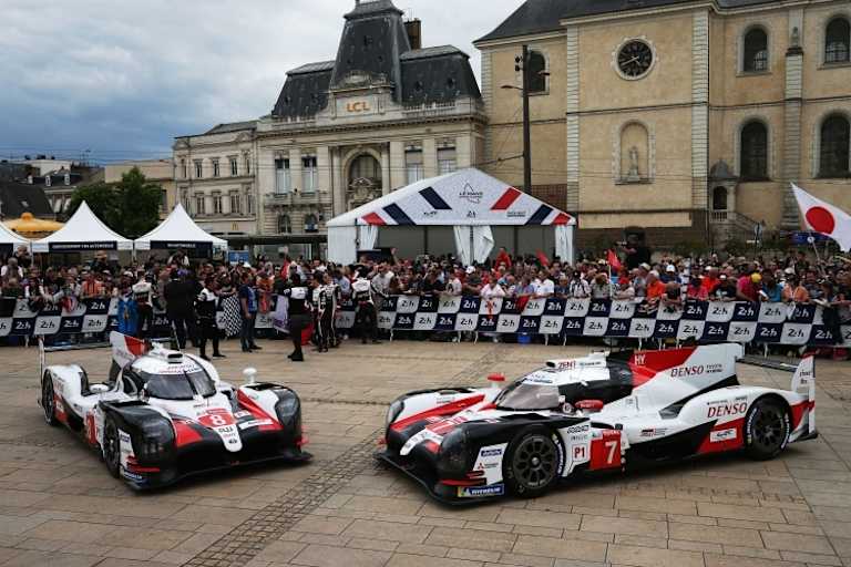 Die beiden Toyota TS050 Hybrid sind die Überflieger in Le Mans