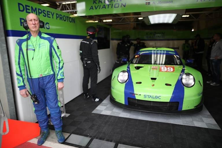 Nicht mehr mit dabei: Tracy Krohn und der #99 Porsche 911 RSR