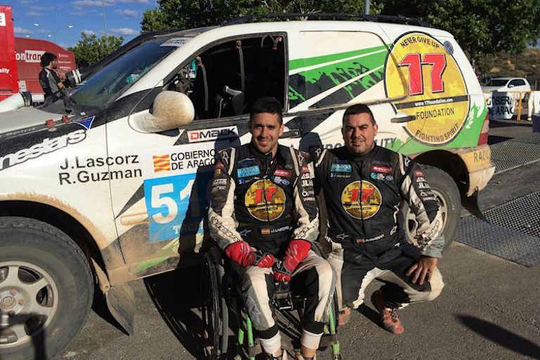 Joan Lascorz und sein früherer Mechaniker Raul Guzmann