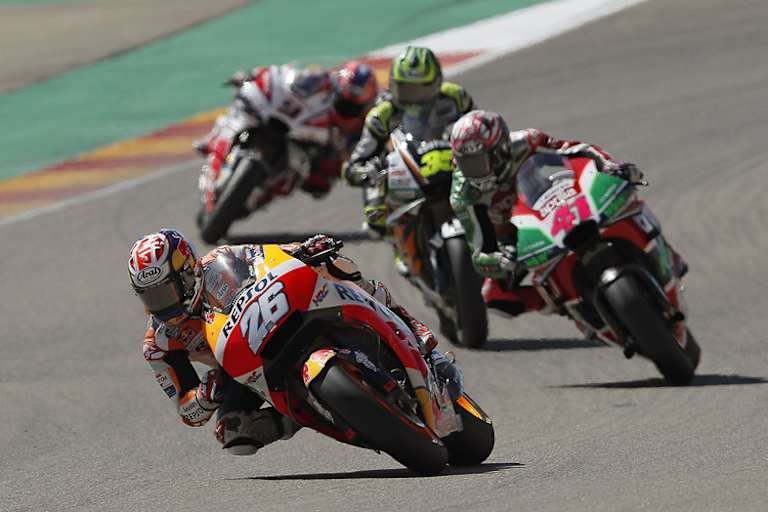 Marc Márquez auf dem Weg zum Sieg