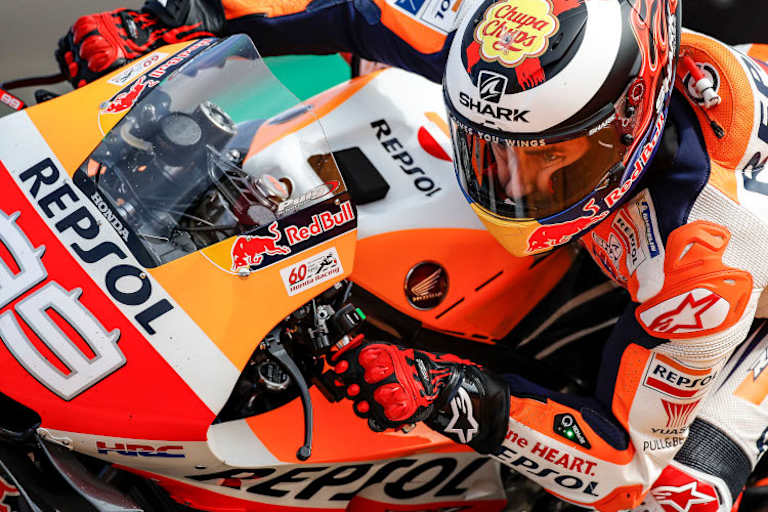 Jorge Lorenzo: Auf der Repsol-Honda im Hintertreffen