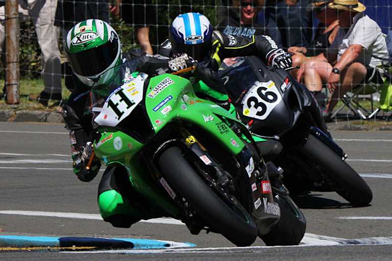 Horst Saiger auf dem «Cemetery Circuit» von Wanganui