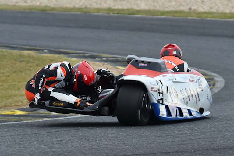 Pekka Päivärinta/Kirsi Kainulainen beim Heimrennen mit dabei