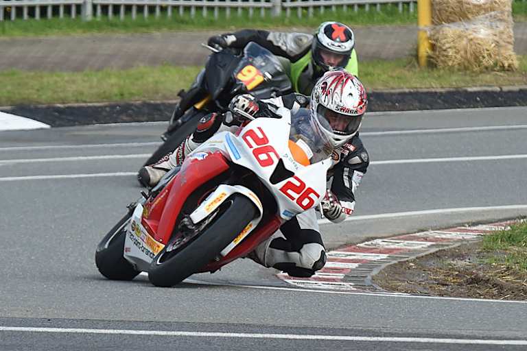 Der junge Österreicher (91) beim Rennen in Frohburg 2015