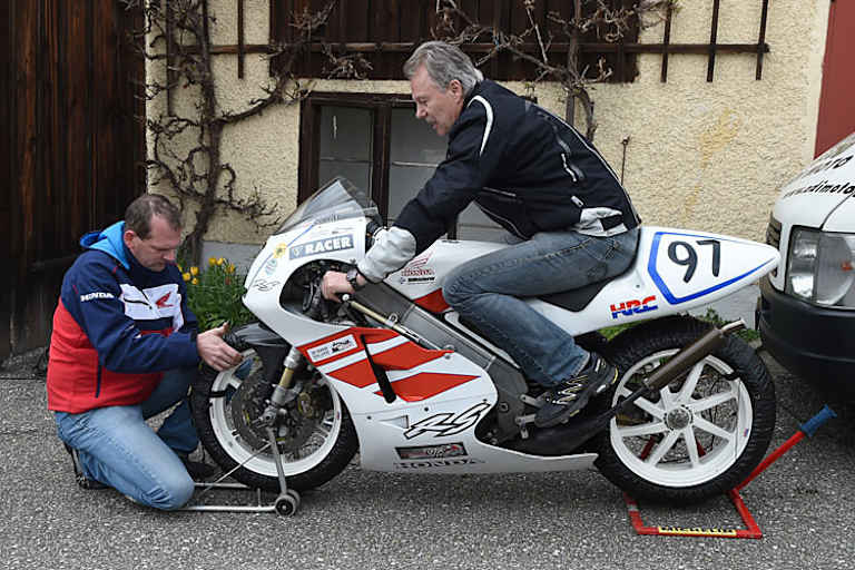 Rechberger war auch mit einem Zweitakter erfolgreich