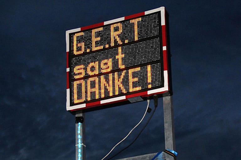 Das Team bedankte sich bei allen Beteilgten für die Unterstützung