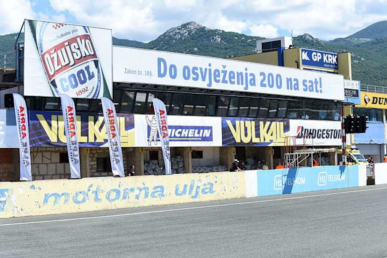 Das Automotodrom Grobnik ist sichtbar in die Jahre gekommen