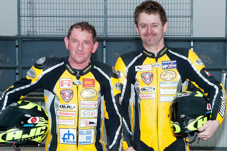 Günther Bachmaier (re.) und sein erfahrener Co-Pilot Manfred «Yeti» Wechselberger