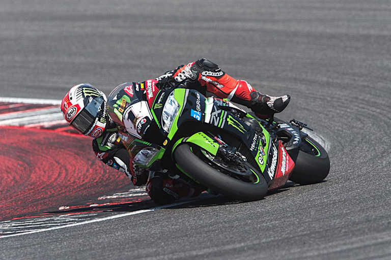 Jonathan Rea beim Test in Misano