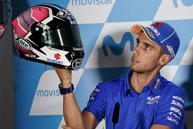 Alex Rins fährt in Aragón mit speziellem Helmdesign