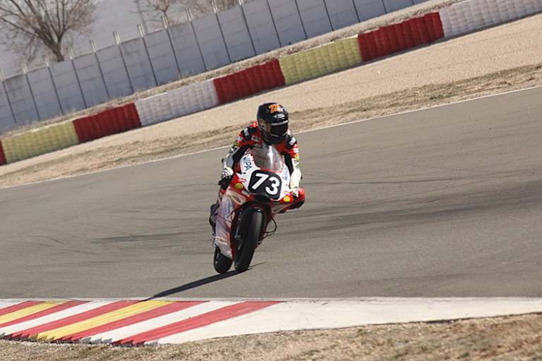 Max Kofler auf der KTM des Teams Ángel Nieto 12+1