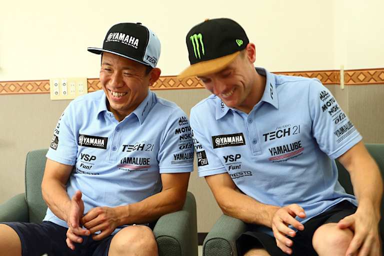 Alex Lowes (re.) und Katsuyuki Nakasuga: Auch für jede Menge Spaß blieb Zeit