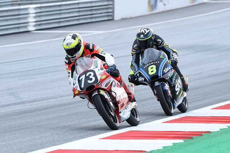 Im Vorjahr kämpfte Kofler in Spielberg noch gegen Niccolò Bulega