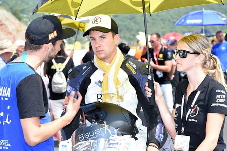 Für Kevin Ranner endete das Rennen im Kiesbett