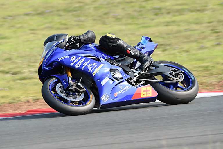 Die Yamaha des Oberösterreicher sollte Gruber nicht wieder im Stich lassen