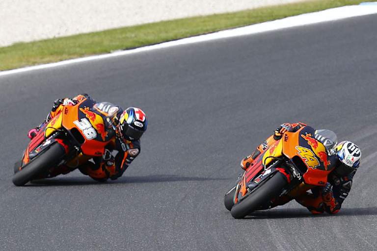 Bradley Smith (38) und Pol Espargaró (44)