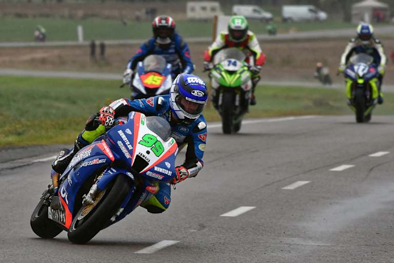 Die Frohburger Supersport-Elite: Webb, Lagrive, Hoffmann und Walther