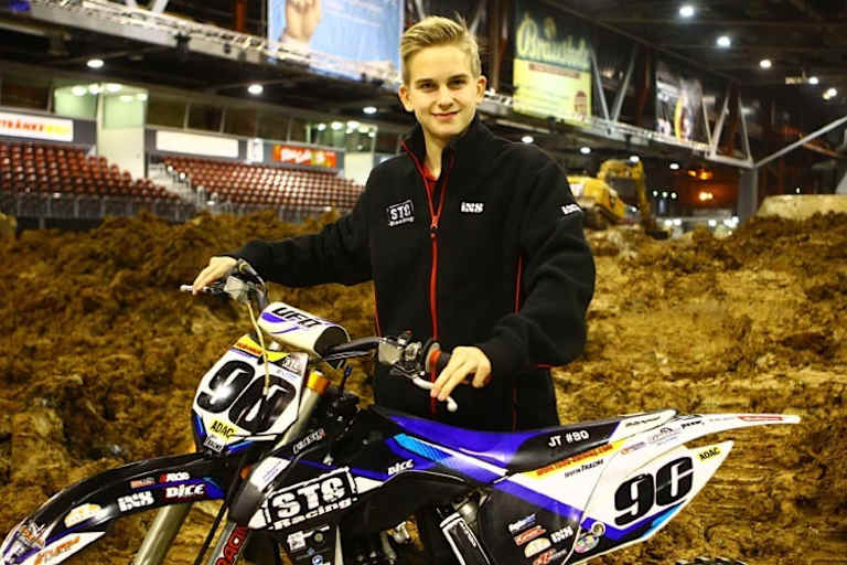 Der 14-Jährige Justin Trache führt die Nachwuchsklasse SX3 an