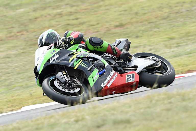 In Rijeka fuhr Hannes Schafzahl zum letzten Mal eine Kawasaki