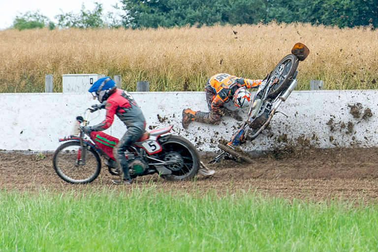 Sturz im Stechen um Platz 3