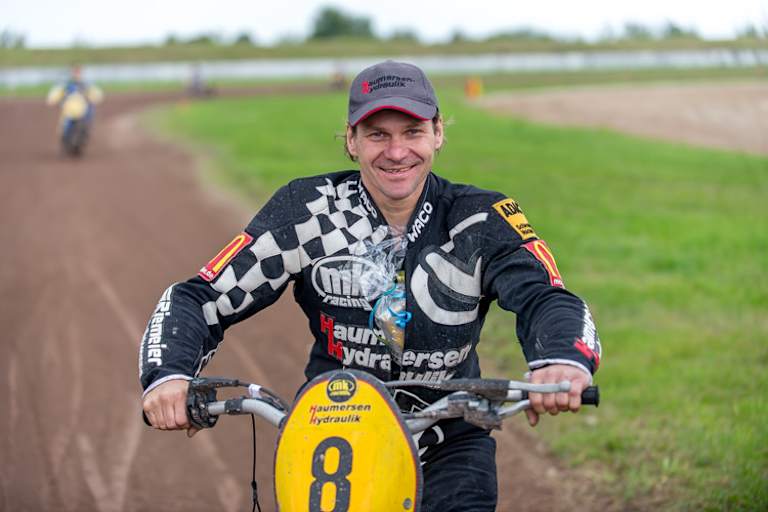 Matthias Kröger strahlte schon vor dem Rennen Zuversicht aus