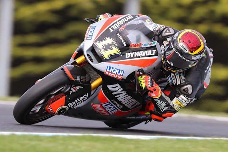 Sandro Cortese musste einmal schwer zu Boden