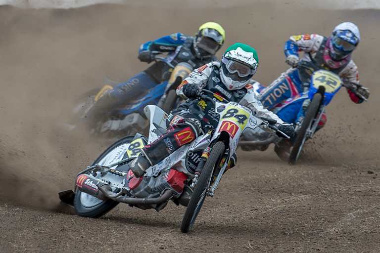 Abgesagt für die Team-WM: Martin Smolinski (84), Stephan Katt (42) und Bernd Diener (8), hier beim GP in Eenrum