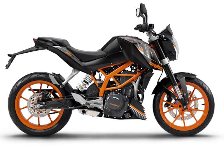 Die KTM 390 Duke