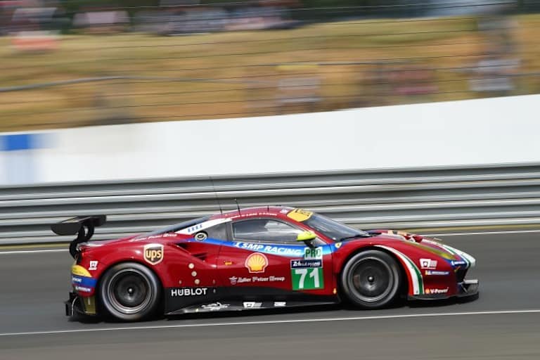 Der Ferrari 488 GTE von Davide Rigon, Sam Bird und Miguel Molina