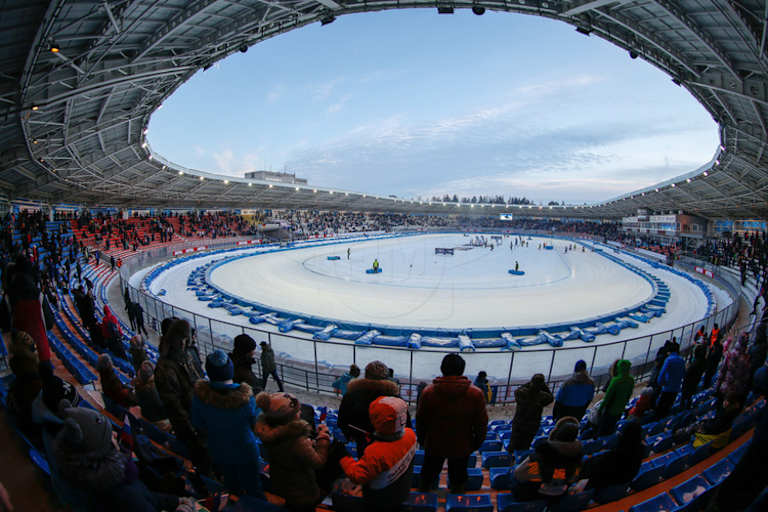 Das Stroitel-Stadion in Togliatti