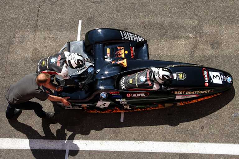 Der Sprint am Samstag: Nach drei Runden war Feierabend