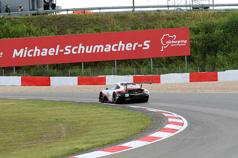 Der Porsche 911 RSR mit Michael Christensen und Kévin Estre 