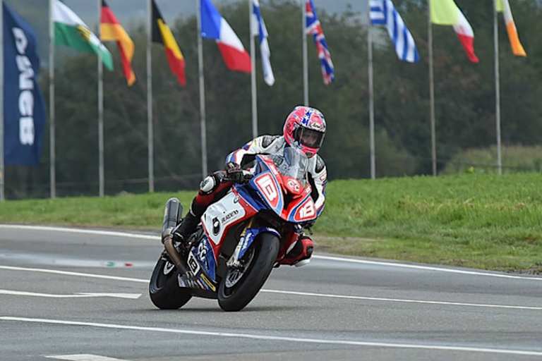 Lee Johnston bei seinem Sieg auf dem Frohburger Dreieck 2015