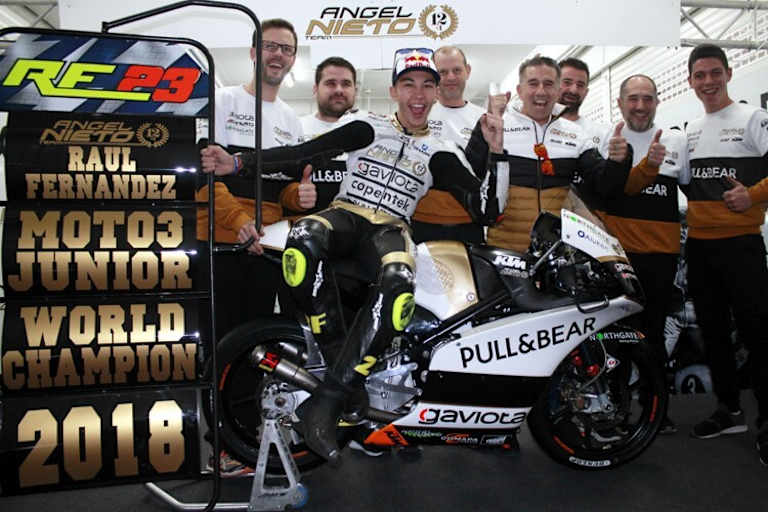 Raúl Fernández ist der neue Moto3-Junioren-Weltmeister
