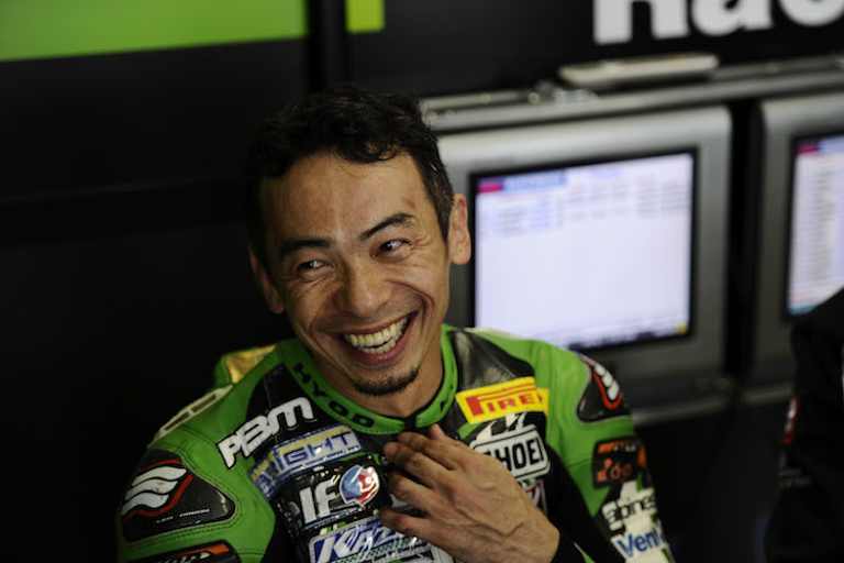 Akira Yanagawa 2011 bei Tests der Superbike-WM auf Phillip Island