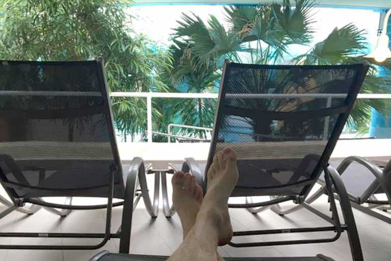 Kleine Pause in Sachsen