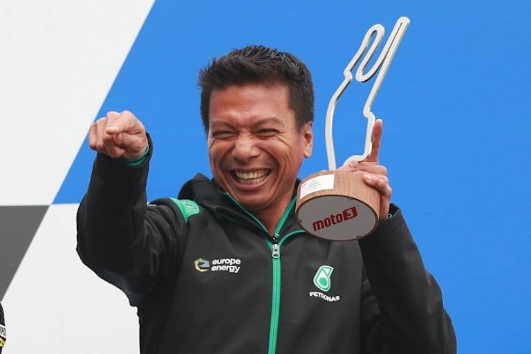 Razali freut sich über den ersten Moto3-GP-Sieg durch McPhee