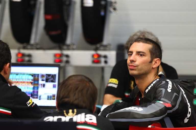 Aprilia hofft auf die Fahrkünste von Marco Melandri