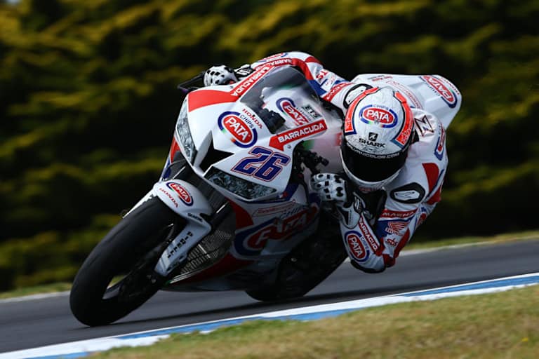 Lorenzo Zanetti fuhr in Australien nur wenige Runden