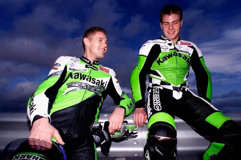 Rückblende: Chris Walker (li.) und James Ellison waren bereits 2002 Teamkollegen