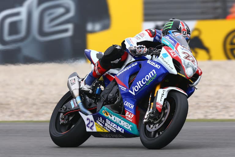 Lowes fuhr mit seiner Suzuki in Assen ein starkes Rennen