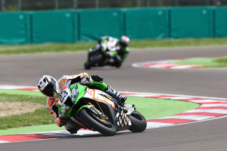 Luca Scassa bei seinem letzten Auftritt in der Superbike-WM in Imola