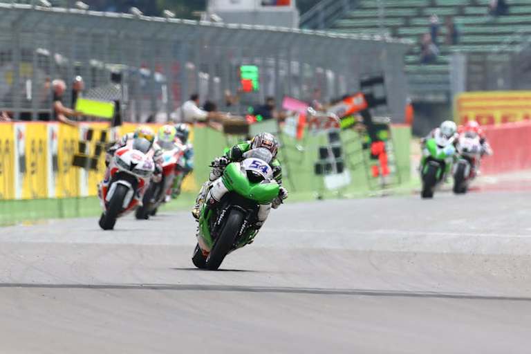 Zuerst kontrollierte Sofuoglu den Vorsprung 