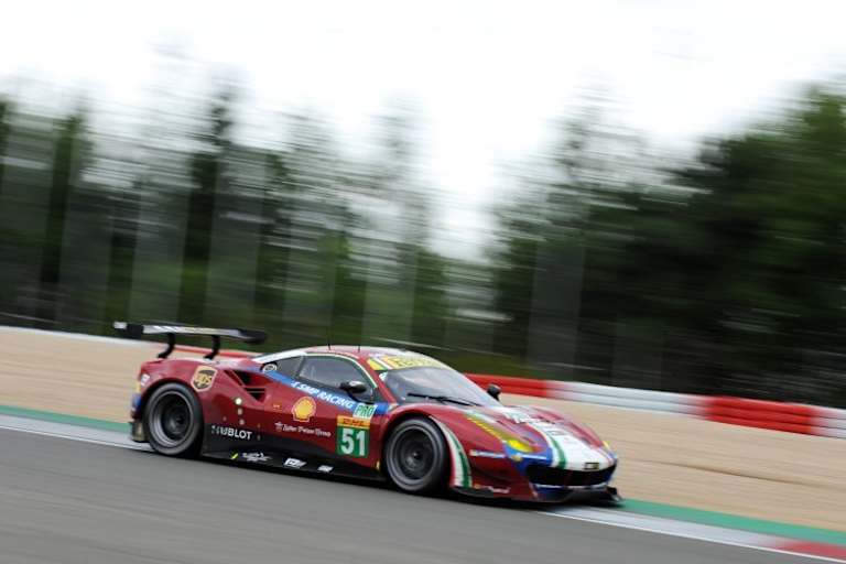 Gewann die GTE-Klasse: Der Ferrari 488 GTE von AF Corse